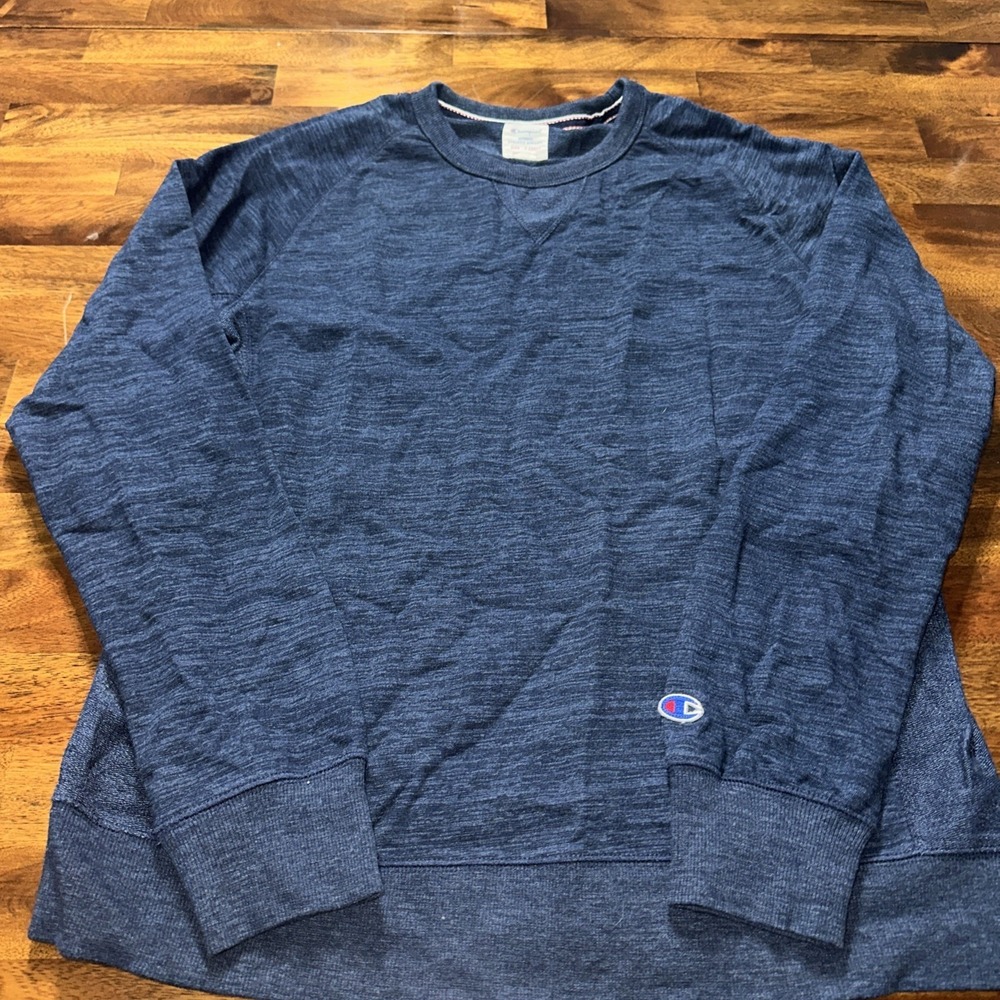 Champion Vintage‎ Style Crew Sweatshirt M Blue